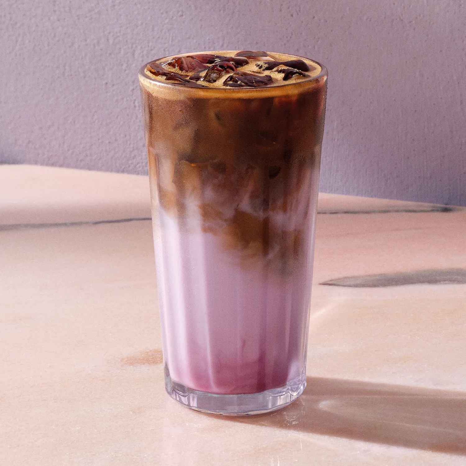 Iced Ube Vanilla Flavour Macchiato