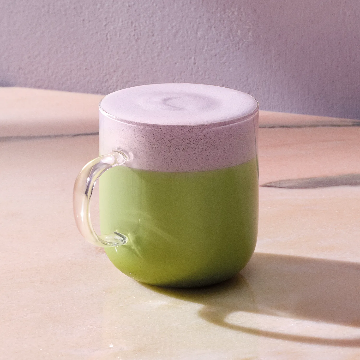 Ube Vanilla Flavour Matcha Latte