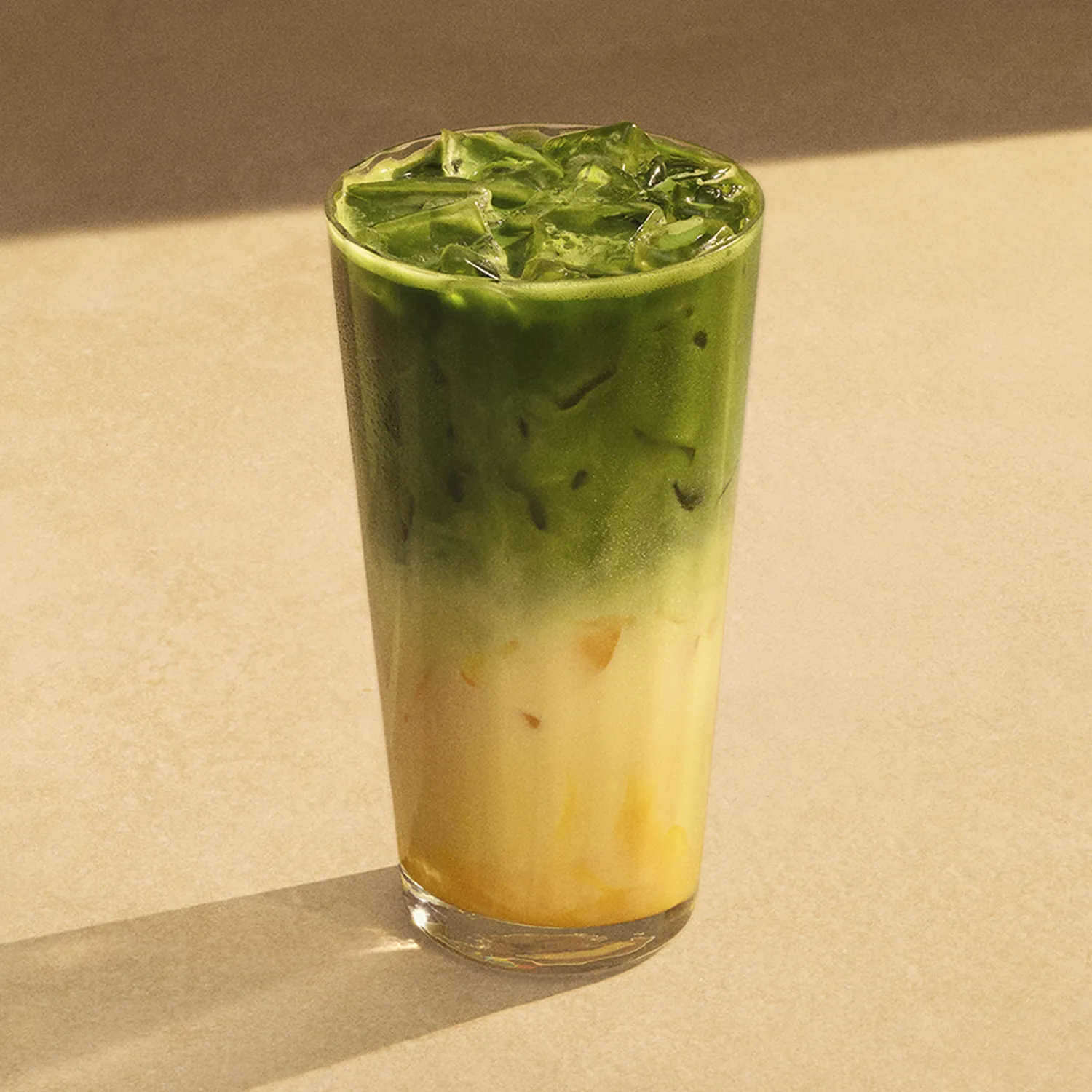 Iced Banana Flavour Matcha Latte