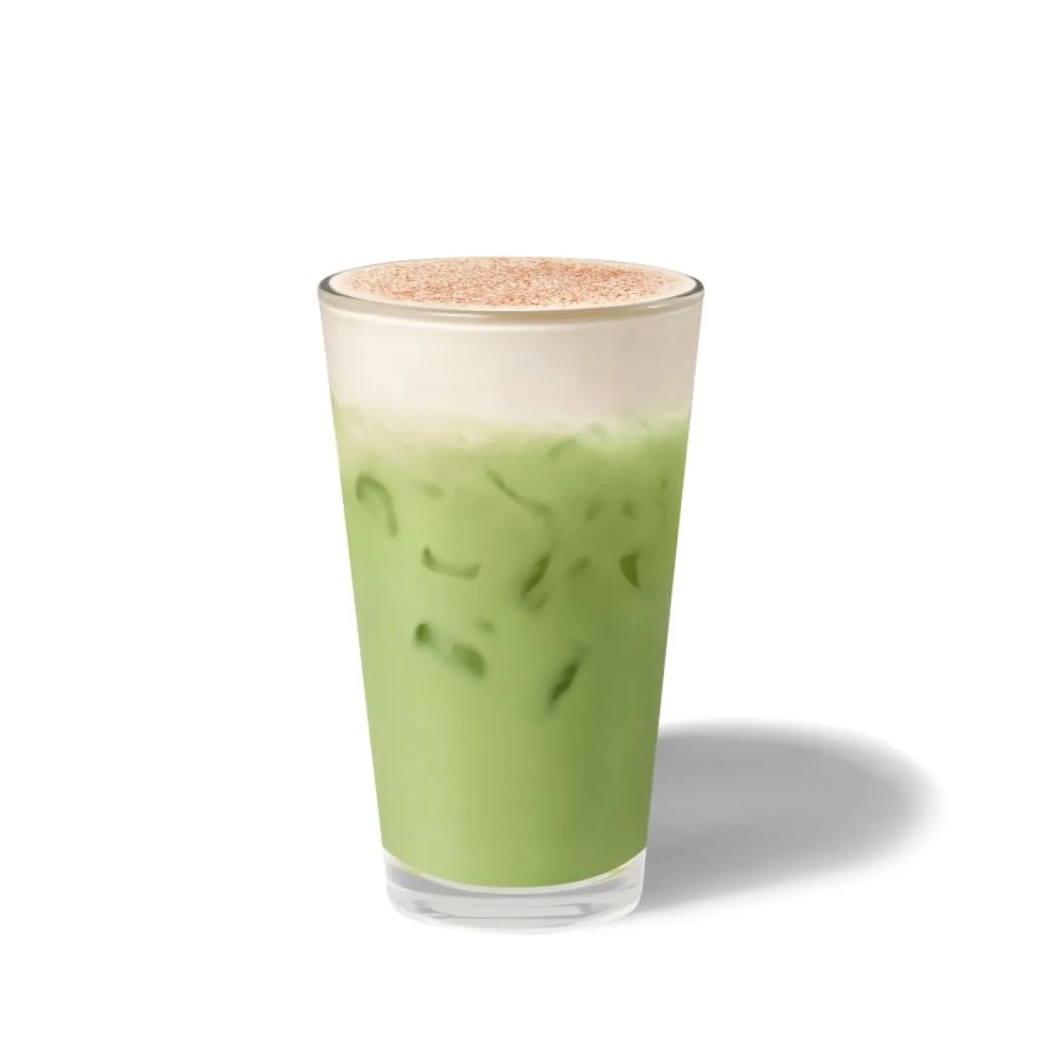 Lebkuchen Cream Iced Matcha Latte